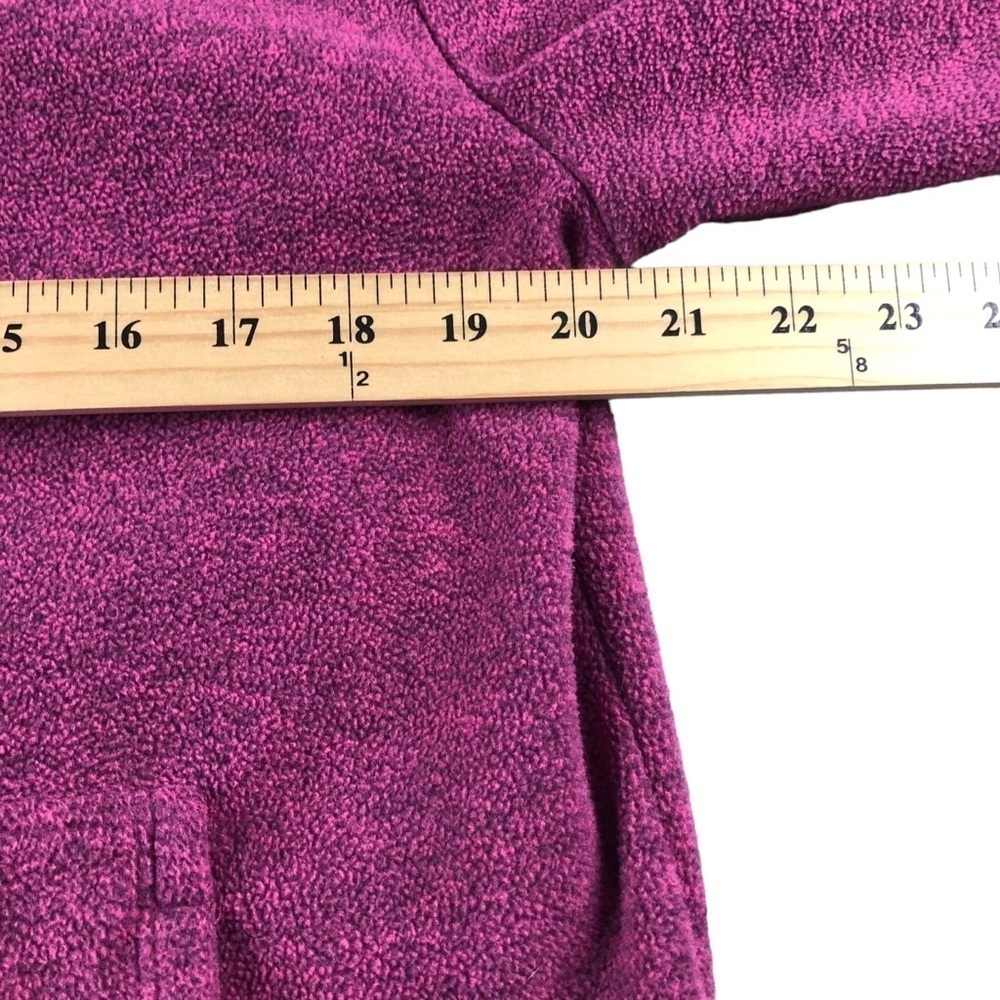 Beyond Yoga Raspberry Pink Half-Zip Drawstring Pullover - Picture 6 of 8